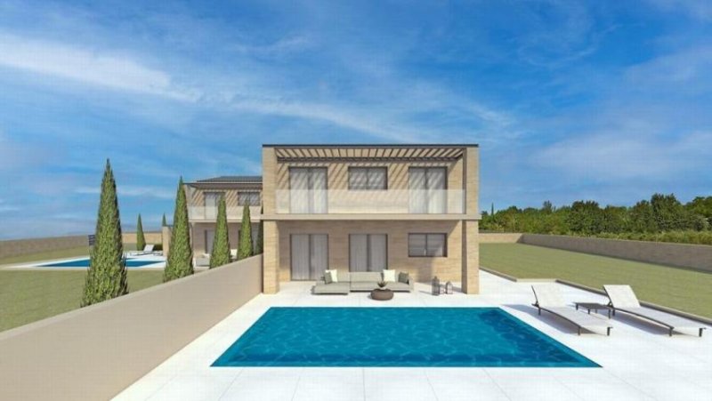 Tersana Kreta, Tersana: IM BAU: Zwei luxuriöse Steinvillen in Tersanas Beach zu verkaufen Haus kaufen
